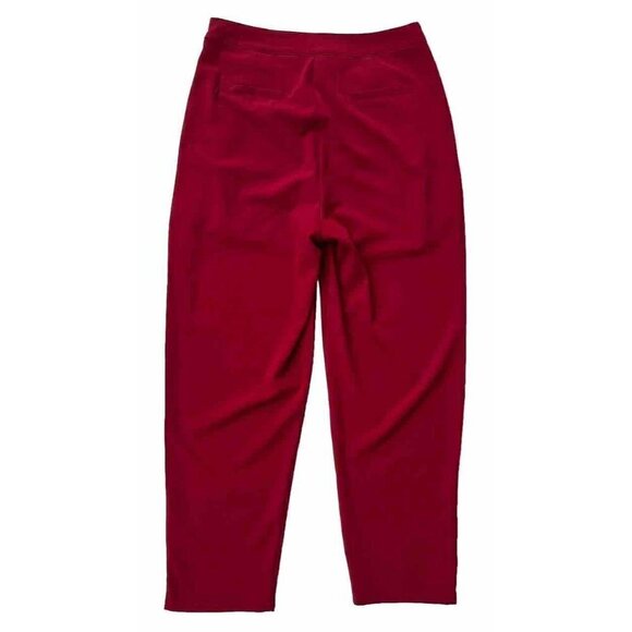Very J By Nasty Gal Women's Burgundy Tapered Pleated Pants Size S - Picture 10 of 15